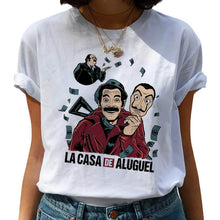 Load image into Gallery viewer, New Money Heist Harajuku T Shirts Women La Casa De Papel Hip Hop T-shirts Fashion House of Paper Tshirt Fashion Top Tees Female