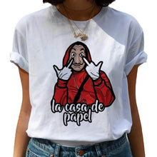 Load image into Gallery viewer, New Money Heist Harajuku T Shirts Women La Casa De Papel Hip Hop T-shirts Fashion House of Paper Tshirt Fashion Top Tees Female