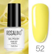 Load image into Gallery viewer, ROSALIND Gel Polish Set All For Manicure Semi Permanent Vernis top coat UV LED Gel Varnish Soak Off Nail Art Gel Nail Polish