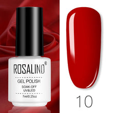 Load image into Gallery viewer, ROSALIND Gel Polish Set All For Manicure Semi Permanent Vernis top coat UV LED Gel Varnish Soak Off Nail Art Gel Nail Polish