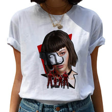 Load image into Gallery viewer, New Money Heist Harajuku T Shirts Women La Casa De Papel Hip Hop T-shirts Fashion House of Paper Tshirt Fashion Top Tees Female