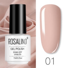 Load image into Gallery viewer, ROSALIND Gel Polish Set All For Manicure Semi Permanent Vernis top coat UV LED Gel Varnish Soak Off Nail Art Gel Nail Polish