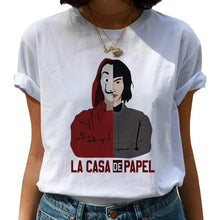 Load image into Gallery viewer, New Money Heist Harajuku T Shirts Women La Casa De Papel Hip Hop T-shirts Fashion House of Paper Tshirt Fashion Top Tees Female