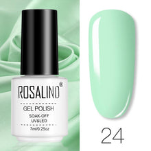 Load image into Gallery viewer, ROSALIND Gel Polish Set All For Manicure Semi Permanent Vernis top coat UV LED Gel Varnish Soak Off Nail Art Gel Nail Polish