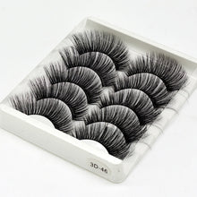 Load image into Gallery viewer, SEXYSHEEP 5Pairs 3D Mink Hair False Eyelashes Natural/Thick Long Eye Lashes Wispy Makeup Beauty Extension Tools