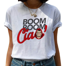 Load image into Gallery viewer, New Money Heist Harajuku T Shirts Women La Casa De Papel Hip Hop T-shirts Fashion House of Paper Tshirt Fashion Top Tees Female