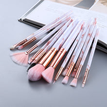 Load image into Gallery viewer, FLD5/15Pcs Makeup Brushes Tool Set Cosmetic Powder Eye Shadow Foundation Blush Blending Beauty Make Up Brush Maquiagem