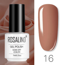 Load image into Gallery viewer, ROSALIND Gel Polish Set All For Manicure Semi Permanent Vernis top coat UV LED Gel Varnish Soak Off Nail Art Gel Nail Polish