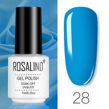 Load image into Gallery viewer, ROSALIND Gel Polish Set All For Manicure Semi Permanent Vernis top coat UV LED Gel Varnish Soak Off Nail Art Gel Nail Polish