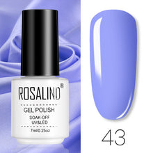 Load image into Gallery viewer, ROSALIND Gel Polish Set All For Manicure Semi Permanent Vernis top coat UV LED Gel Varnish Soak Off Nail Art Gel Nail Polish