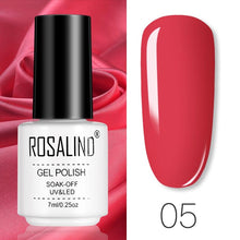 Load image into Gallery viewer, ROSALIND Gel Polish Set All For Manicure Semi Permanent Vernis top coat UV LED Gel Varnish Soak Off Nail Art Gel Nail Polish