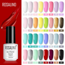 Load image into Gallery viewer, ROSALIND Gel Polish Set All For Manicure Semi Permanent Vernis top coat UV LED Gel Varnish Soak Off Nail Art Gel Nail Polish