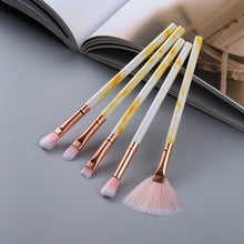 Load image into Gallery viewer, FLD5/15Pcs Makeup Brushes Tool Set Cosmetic Powder Eye Shadow Foundation Blush Blending Beauty Make Up Brush Maquiagem