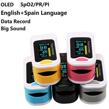 Load image into Gallery viewer, Fingertip Pulse Oximeter De Dedo Pulso Oximetro Home family Pulse Oxymeter Pulsioximetro finger pulse oximeter LED OLED