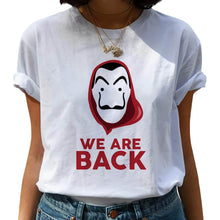 Load image into Gallery viewer, New Money Heist Harajuku T Shirts Women La Casa De Papel Hip Hop T-shirts Fashion House of Paper Tshirt Fashion Top Tees Female