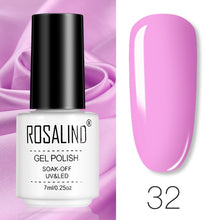 Load image into Gallery viewer, ROSALIND Gel Polish Set All For Manicure Semi Permanent Vernis top coat UV LED Gel Varnish Soak Off Nail Art Gel Nail Polish