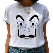 Load image into Gallery viewer, New Money Heist Harajuku T Shirts Women La Casa De Papel Hip Hop T-shirts Fashion House of Paper Tshirt Fashion Top Tees Female