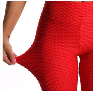 2020 New Bumps Style Leggings Put Hip Fold Elastic High Waist Legging Breathable Slim Pants indoor Sports