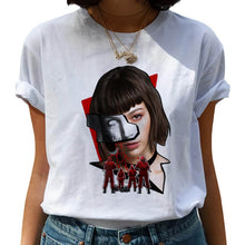Load image into Gallery viewer, New Money Heist Harajuku T Shirts Women La Casa De Papel Hip Hop T-shirts Fashion House of Paper Tshirt Fashion Top Tees Female
