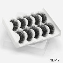 Load image into Gallery viewer, SEXYSHEEP 5Pairs 3D Mink Hair False Eyelashes Natural/Thick Long Eye Lashes Wispy Makeup Beauty Extension Tools

