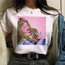Load image into Gallery viewer, Nutella Kawaii Print T Shirt Women 90s Harajuku Ullzang Fashion T-shirt Graphic Cute Cartoon Tshirt Korean Style Top Tees Female
