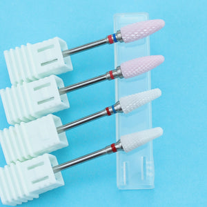 1pcs Ceramic Nail Drill Bit For Electric Manicure Drills Machine Milling Cutter Nail Files Buffers Nail Art Equipment Accessory