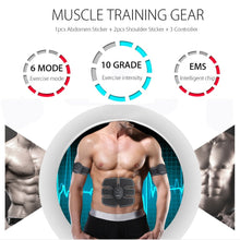 Load image into Gallery viewer, EMS Wireless Muscle Stimulator Trainer Smart Fitness Abdominal Training Electric Weight Loss Stickers Body Slimming Massager

